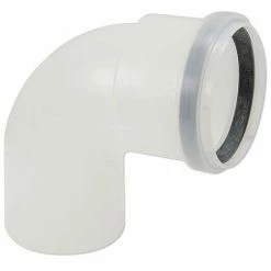 Buderus PP-Abgasrohr-Bogen Ø 80 Mm - 87° - 7738112654