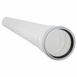 Buderus PP-Abgasrohr Ø 80 Mm - Länge 1.000 Mm - 7738112651