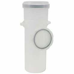 Buderus PP-Revisions-Abgasrohr Ø 80 Mm - Länge 250 Mm - Mit Prüföffnung - 7738112669