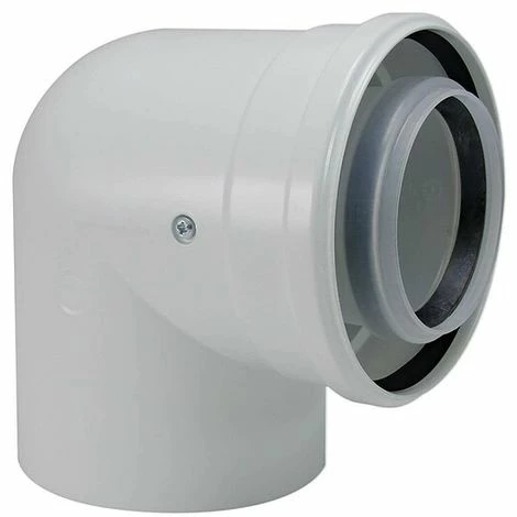 Buderus Luft-/Abgas-Bogen Konzentrisch - Ø 80/125 Mm - 87° - Farbe Weiß - 7738112648 3 Buderus Luft-/Abgas-Bogen Konzentrisch - Ø 80/125 Mm - 87° - Farbe Weiß - 7738112648