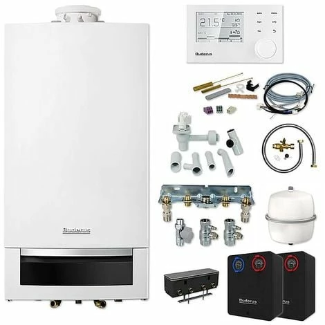 Buderus GB172 Logaplus Gas-Brennwert Paket W22S Mit Regelung RC310 + WE18.1 Für Heiz- & Mischkreis, 14 KW 3 Buderus GB172 Logaplus Gas-Brennwert Paket W22S Mit Regelung RC310 + WE18.1 Für Heiz- & Mischkreis, 14 KW