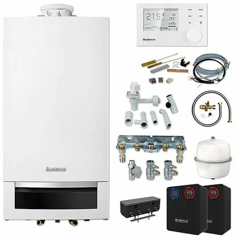 Buderus GB172 Logaplus Gas-Brennwert Paket W22S Mit Regelung RC310 + WE6.1 Für Heiz- & Mischkreis, 20 KW 3 Buderus GB172 Logaplus Gas-Brennwert Paket W22S Mit Regelung RC310 + WE6.1 Für Heiz- & Mischkreis, 20 KW