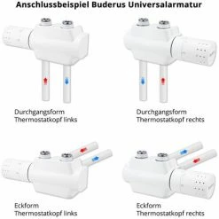 Buderus Universalarmatur-Set Für Vertikal- & Badheizkörper Mit Mittenanschluss - Durchgangs- / Eckform 8 Buderus Universalarmatur-Set Für Vertikal- & Badheizkörper Mit Mittenanschluss - Durchgangs- / Eckform -BUDERUS GESCHÄFT 23917119 3