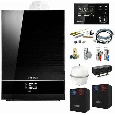 Buderus GB192i Logaplus Gas-Brennwert Heizungspaket W50S mit Regelung RC310 in schwarz + WE6.1 für Heiz- & Mischkreis, 25 kW Buderus GB192i Logaplus Gas-Brennwert Heizungspaket W50S Mit Regelung RC310 In Schwarz + WE6.1 Für Heiz- & Mischkreis, 25 KW -BUDERUS GESCHÄFT 34032955 1