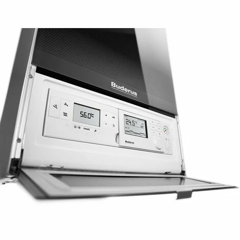 Buderus GB182i Logaplus Gas-Brennwert Heizungspaket W42 Mit Regelung RC310 In Schwarz Und SU200 Speicher, 14 KW 6 Buderus GB182i Logaplus Gas-Brennwert Heizungspaket W42 Mit Regelung RC310 In Schwarz Und SU200 Speicher, 14 KW – Bild 4