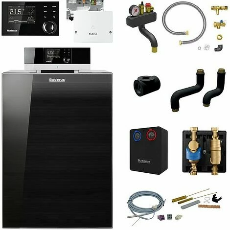 Buderus KB195i Logaplus Öl-Brennwert Heizungspaket K79S Mit Regelung RC310 Und Mischermodul, 19 KW 3 Buderus KB195i Logaplus Öl-Brennwert Heizungspaket K79S Mit Regelung RC310 Und Mischermodul, 19 KW