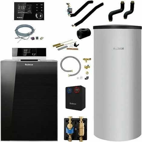 Buderus KB195i Logaplus Öl-Brennwert Heizungspaket K80 Mit Regelung RC310 Und Warmwasserspeicher SU 300, 19 KW 3 Buderus KB195i Logaplus Öl-Brennwert Heizungspaket K80 Mit Regelung RC310 Und Warmwasserspeicher SU 300, 19 KW
