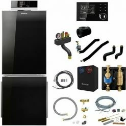 Buderus KB195i Logaplus Öl-Brennwert Heizungspaket K78 Mit Regelung RC310 Und Warmwasserspeicher L 135, 19 KW