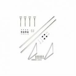 Buderus Aufdach-Aufständerung Grund-Set Für SKT1.0-w - Anhebung Um 15°, 20° Bzw. 35° - Wellplatten/Blechdach - 7739603171