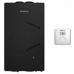 Buderus Kompakt-Lüftungsgerät Logavent HRV156-100 K B Mit RC100H Und Automatischem Sommer-Bypass - 30 Bis 105 M³/h - 7738100824