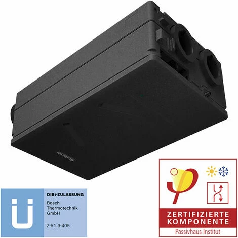 Buderus Kompakt-Lüftungsgerät Logavent HRV156-120 K S Mit VC310 - 30 Bis 127 M³/h - 7738113280 4 Buderus Kompakt-Lüftungsgerät Logavent HRV156-120 K S Mit VC310 - 30 Bis 127 M³/h - 7738113280 – Bild 2