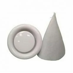 Buderus Standard Abluft-Tellerventil AV125 Für Decken- Oder Wandmontage DN125, Weiß, Einstellbar - 7738112049