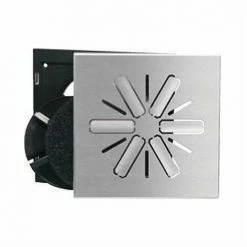 Buderus Zuluftventil AVD125 Für Decken- Oder Wandmontage (Drallauslass), DN125, Aluminium In Edelstahloptik - 7738112054