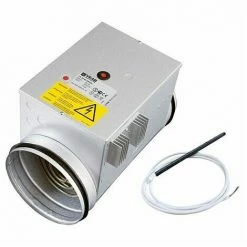 Buderus HRE160 Elektronisches Nachheizregister Set DN160 1200W, Inkl. Steuerung Und Kanalfühler - 7738111222