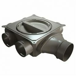 Buderus VK100-1S Kompaktverteiler 1-lagig Seitlich, DN100 Für Logavent HRV156 K (BS) - 7738112474