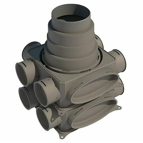 Buderus VK125-2V Verteiler 2-lagig Vertikal Für Rund- Und Flachkanalsysteme - 7738100820 3 Buderus VK125-2V Verteiler 2-lagig Vertikal Für Rund- Und Flachkanalsysteme - 7738100820