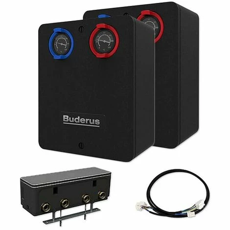 Buderus Heizkreispaket WE18.1 Bis 15 KW Mit 2 Heizkreisen (ungemischt Und Gemischt) - 7 739 607 701 3 Buderus Heizkreispaket WE18.1 Bis 15 KW Mit 2 Heizkreisen (ungemischt Und Gemischt) - 7 739 607 701