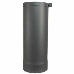 BUDERUS Abgasrohr-Anschlussstutzen Höhenverstellbar Ø 150 Mm - Länge 400 Mm - Gussgrau - 8718700256