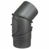 BUDERUS Abgasbogen Einstellbar 0 Bis 90° - Ø 150 Mm Für Kaminofen - Gussgrau, Mit Tür - 80345040 2 BUDERUS Abgasbogen Einstellbar 0 Bis 90° - Ø 150 Mm Für Kaminofen - Gussgrau, Mit Tür - 80345040 -BUDERUS GESCHÄFT 9178302 1